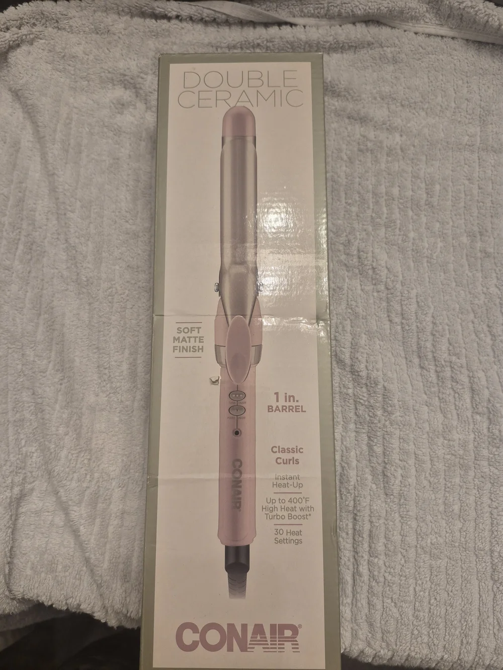 Conair Pink and Rose Gold Curling Wand - Ceramic 1 Inch